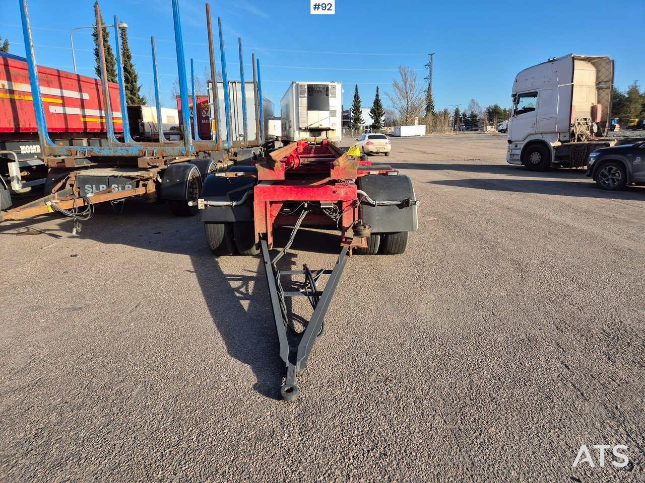 Matec Vaihtolavaperävaunu 4-akselinen - Прицеп: фото 2 Matec Vaihtolavaperävaunu 4-akselinen - Прицеп: фото 2