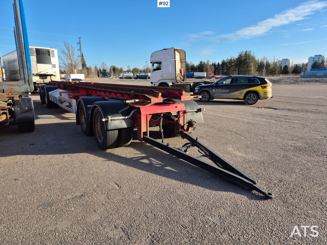 Matec Vaihtolavaperävaunu 4-akselinen - Прицеп: фото 3 Matec Vaihtolavaperävaunu 4-akselinen - Прицеп: фото 3