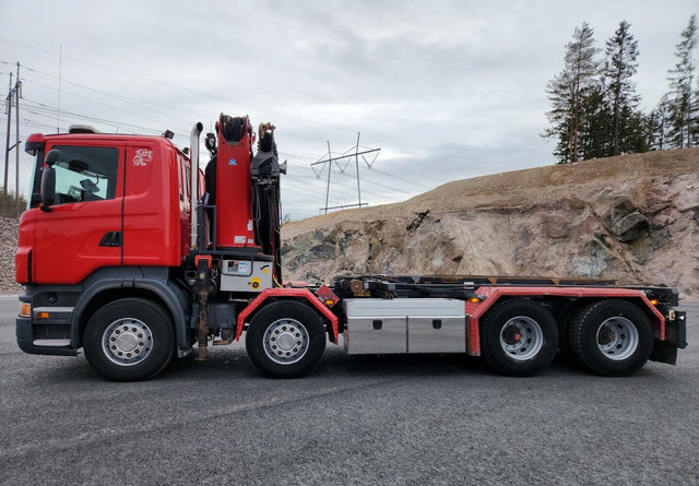 Scania R500 V8 8x4 - Тросовый мультилифт, Автоманипулятор: фото 2 Scania R500 V8 8x4 - Тросовый мультилифт, Автоманипулятор: фото 2