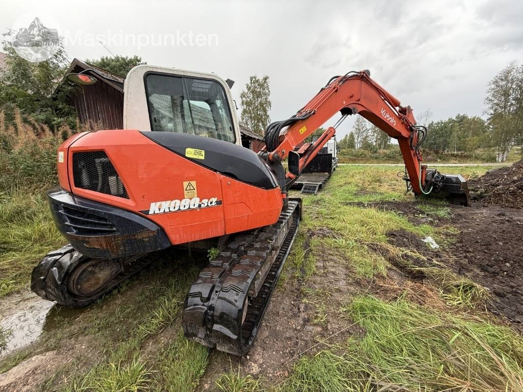 Kubota KX 080-3 A  - Мини-экскаватор: фото 4 Kubota KX 080-3 A  - Мини-экскаватор: фото 4