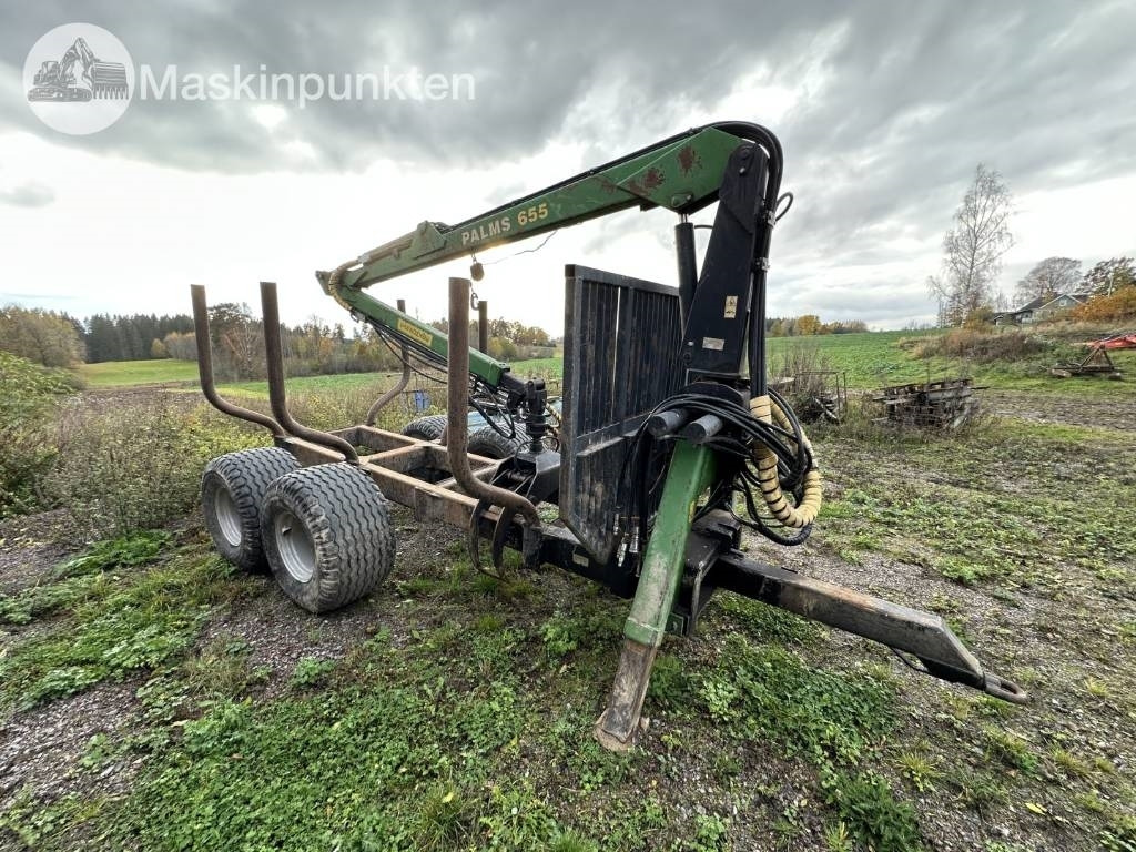 Palmse Trailer Timmervagn med kran och ramstyrning - Сельскохозяйственный прицеп: фото 3 Palmse Trailer Timmervagn med kran och ramstyrning - Сельскохозяйственный прицеп: фото 3