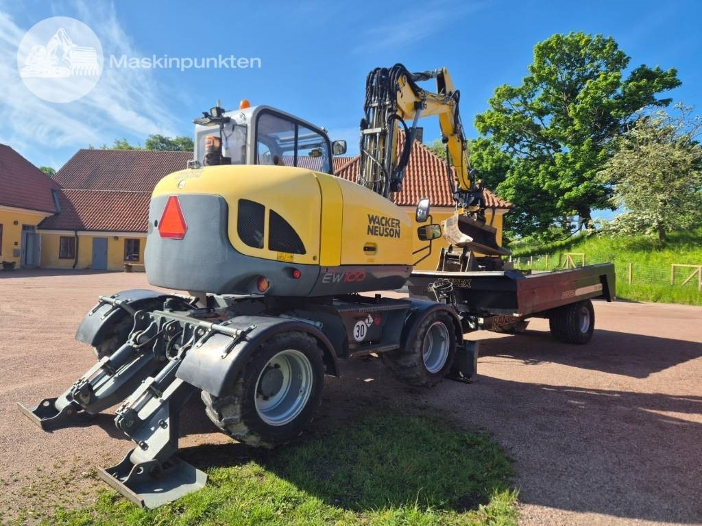 Wacker Neuson EW 100 med vagn - Колёсный экскаватор: фото 5 Wacker Neuson EW 100 med vagn - Колёсный экскаватор: фото 5