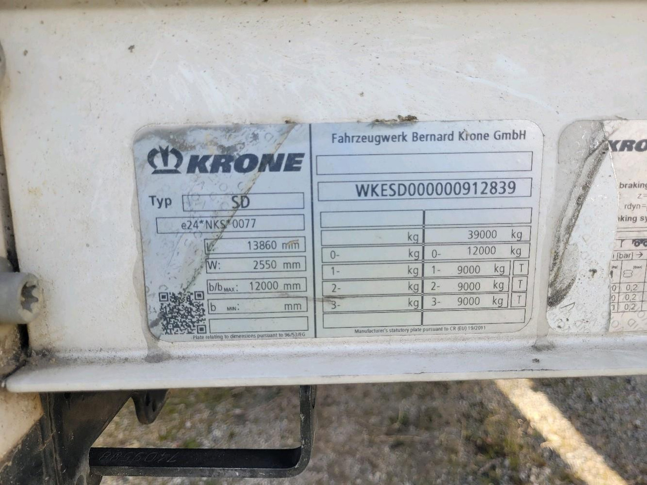 Тентованный полуприцеп KRONE SD: фото 19