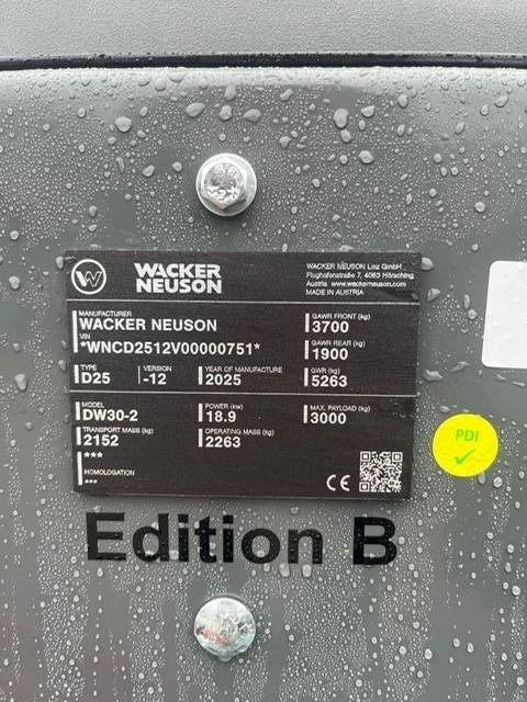 Wacker Neuson DW 30 - Сочленённый самосвал: фото 3 Wacker Neuson DW 30 - Сочленённый самосвал: фото 3