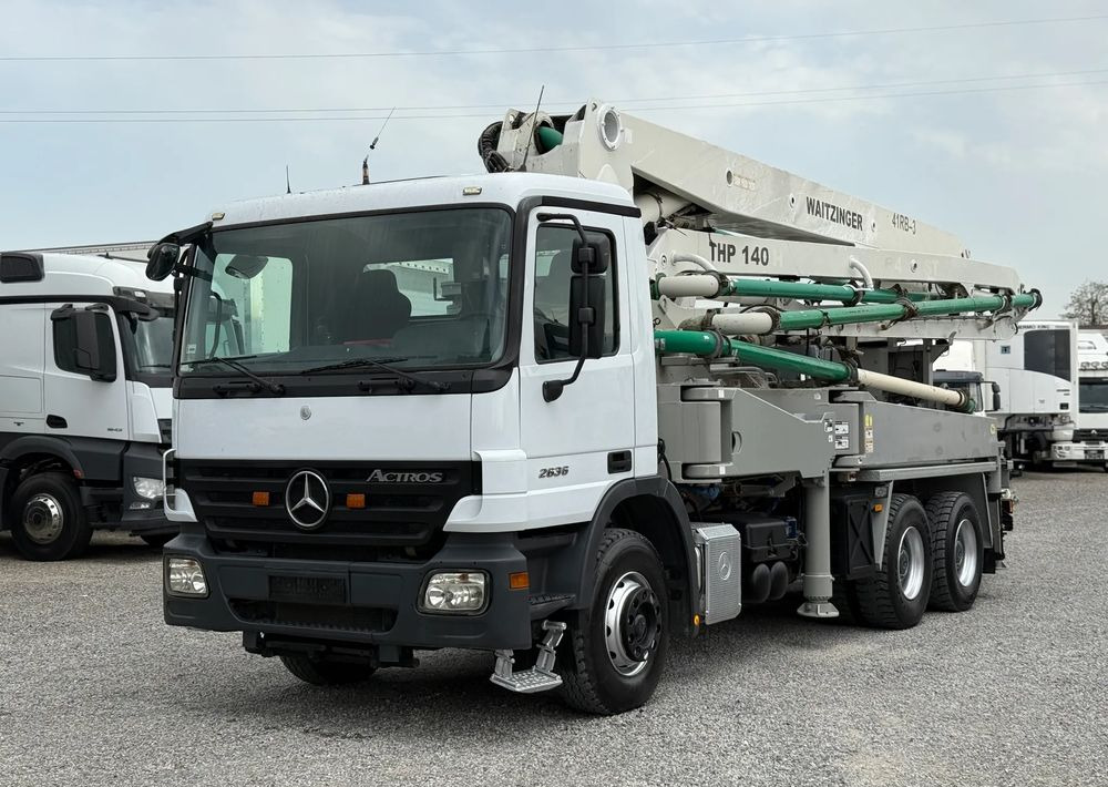 Mercedes-Benz ACTROS 2636 6X4 36 M WAITZINGER - Автобетононасос: фото 1 Mercedes-Benz ACTROS 2636 6X4 36 M WAITZINGER - Автобетононасос: фото 1
