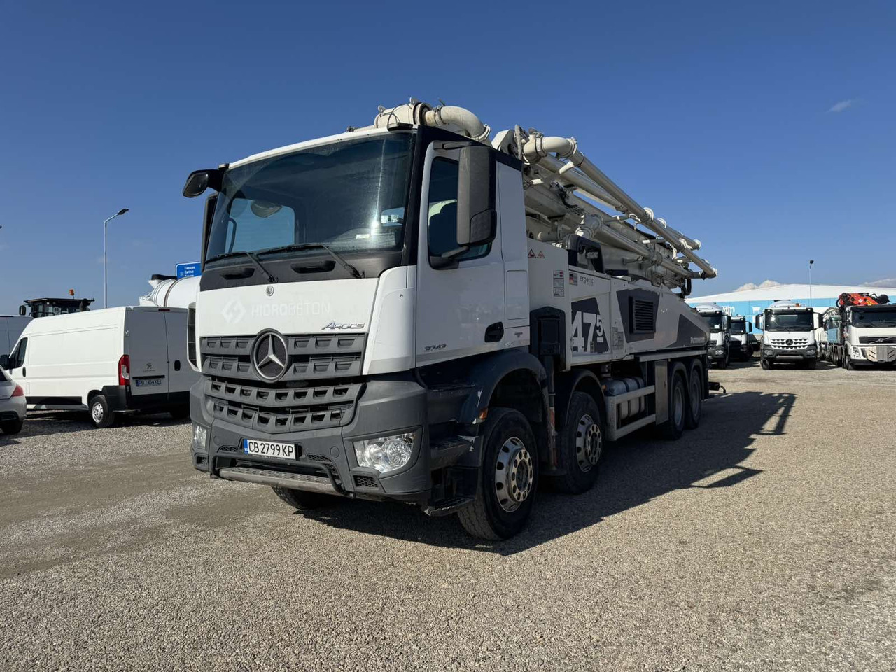 Mercedes-Benz AROCS 3743 PUTZMEISTER M47-5 - Автобетононасос: фото 3 Mercedes-Benz AROCS 3743 PUTZMEISTER M47-5 - Автобетононасос: фото 3