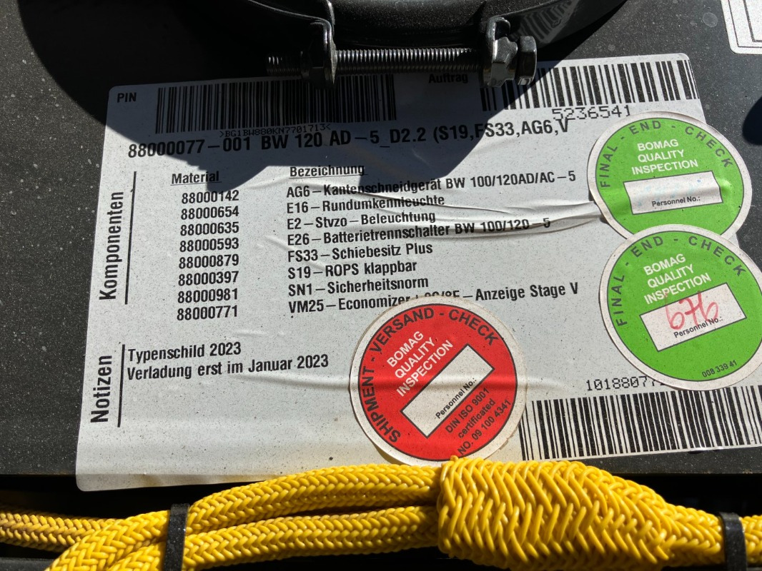 BOMAG DE BW 120 AD-5 Stage V/Tier 4f - Каток: фото 4 BOMAG DE BW 120 AD-5 Stage V/Tier 4f - Каток: фото 4