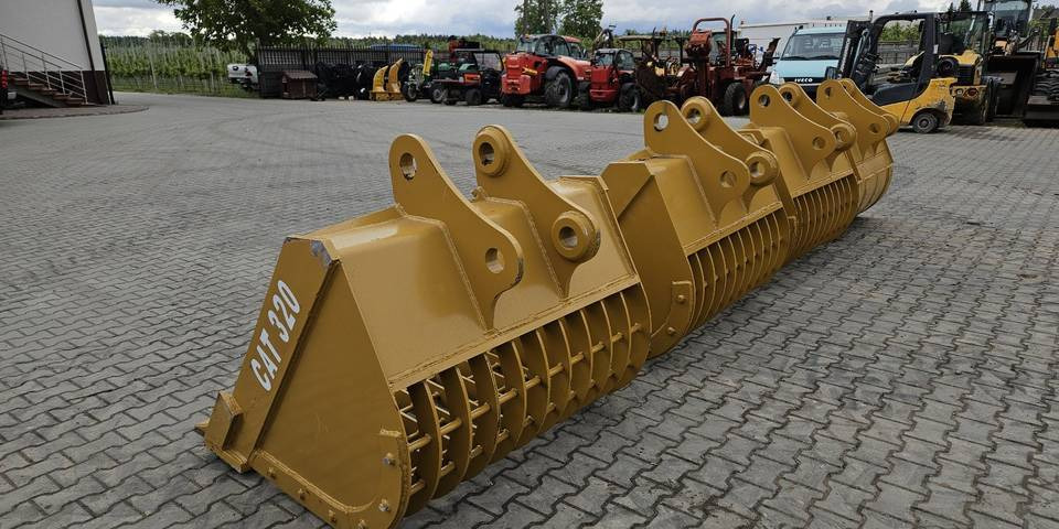 Łyżka ażurowa przesiewająca do koparki 18-25t sworzeń 80mm - Ковш для Строительной техники: фото 5 Łyżka ażurowa przesiewająca do koparki 18-25t sworzeń 80mm - Ковш для Строительной техники: фото 5