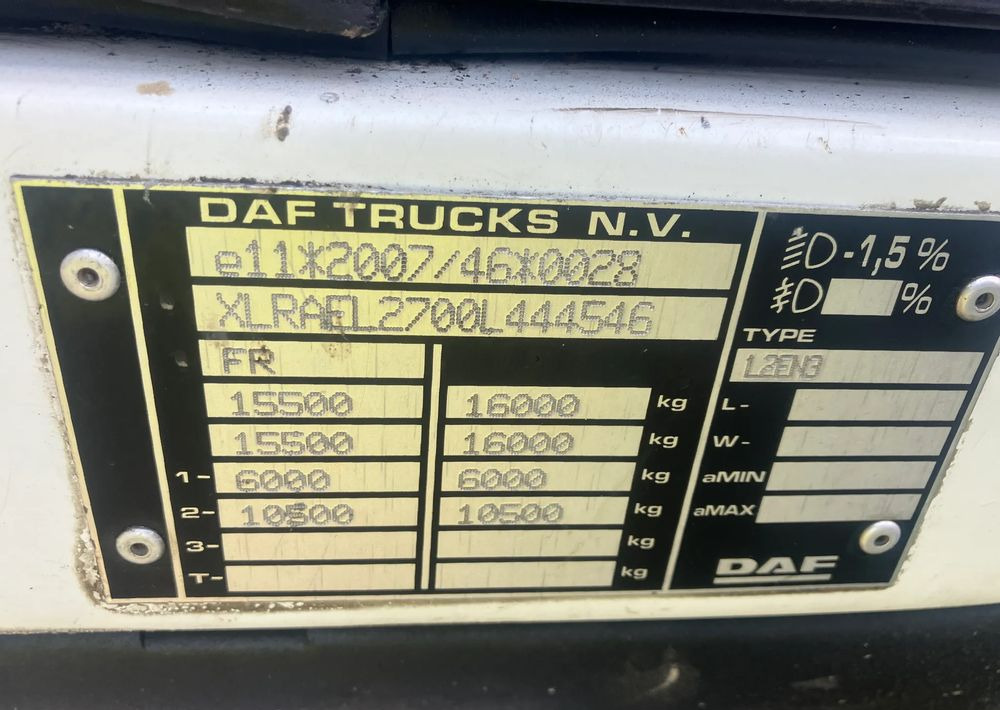 Грузовик с закрытым кузовом DAF DAF LF 180 kurierka kontener 18 palet: фото 6