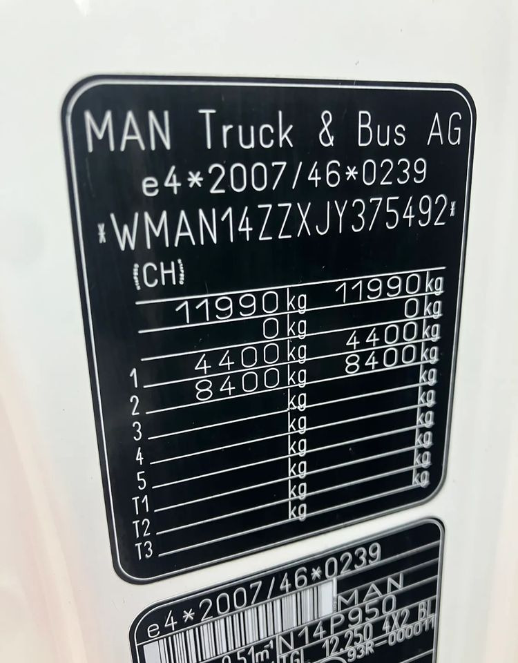 MAN Man TGM 12.250 euro  6 ramo do zabudowy Pomoc drogowa laweta kiper - Грузовик-шасси: фото 3 MAN Man TGM 12.250 euro  6 ramo do zabudowy Pomoc drogowa laweta kiper - Грузовик-шасси: фото 3