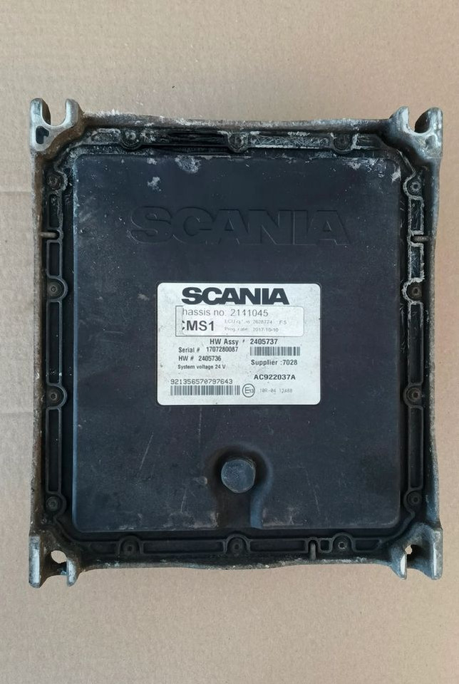 SCANIA R S STEROWNIK KOMPUTER MODUŁ CMS1 2405736 - Блок управления для Грузовиков: фото 1 SCANIA R S STEROWNIK KOMPUTER MODUŁ CMS1 2405736 - Блок управления для Грузовиков: фото 1