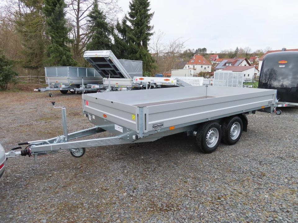 Böckmann PKW-Anhänger, 3,0 to. Hochlader 4,14x2,1m - Прицеп бортовой/ Платформа: фото 1 Böckmann PKW-Anhänger, 3,0 to. Hochlader 4,14x2,1m - Прицеп бортовой/ Платформа: фото 1