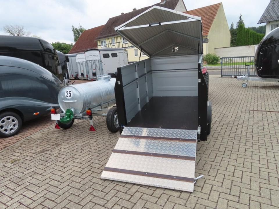 Прицеп для перевозки животных TPV  Kleinviehanhänger 1,0t Flügeltür Viehanhänger Ziegen Schafe: фото 8