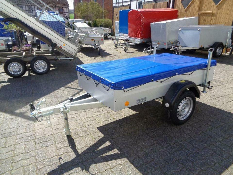 TPV PKW-Anhänger 750 kg Flachplane Stützen - Прицеп для легкового автомобиля: фото 1 TPV PKW-Anhänger 750 kg Flachplane Stützen - Прицеп для легкового автомобиля: фото 1