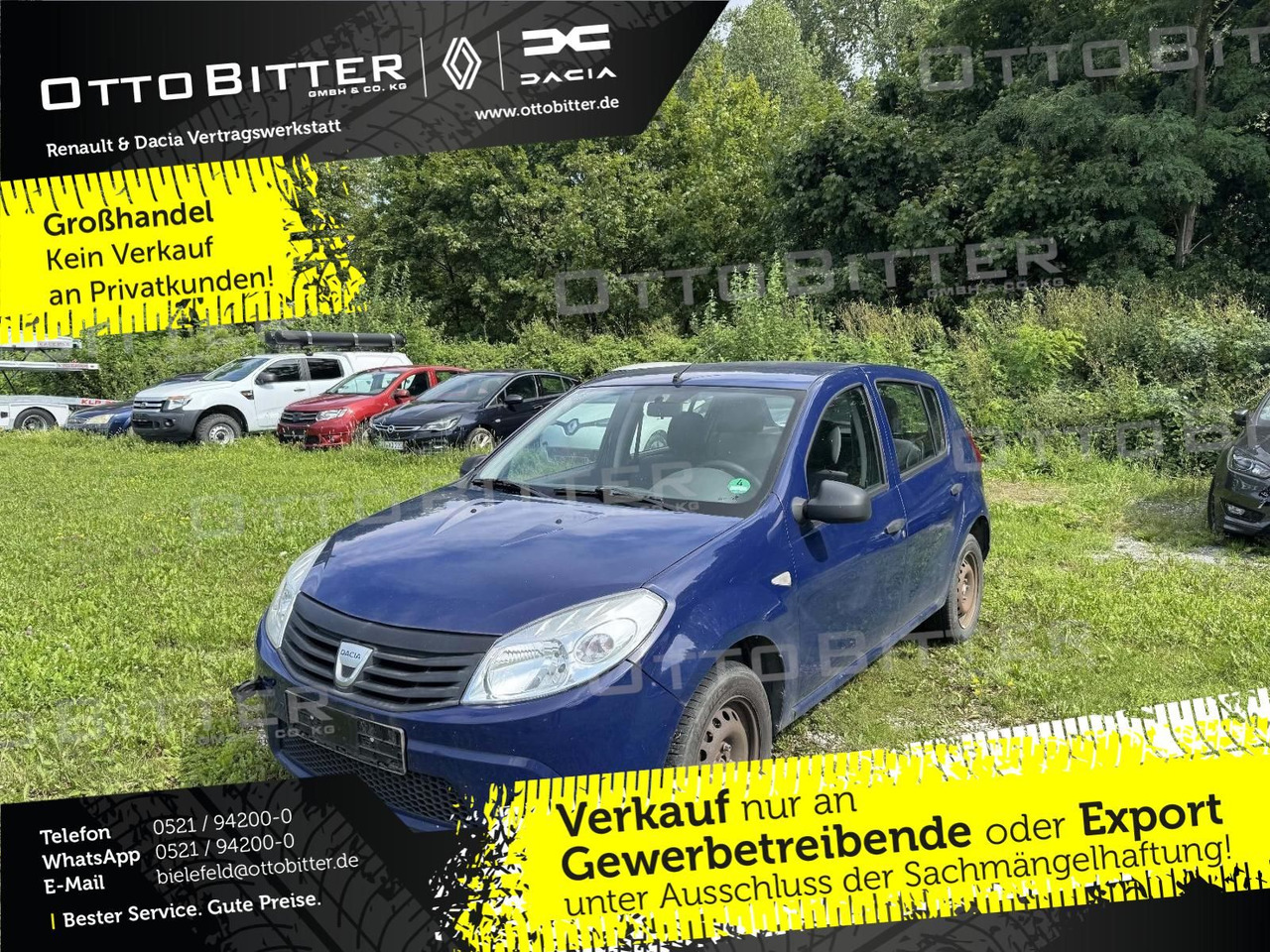 Dacia Sandero 1.4 +ZAHNRIEMEN GERISSEN+ - Легковой автомобиль: фото 1 Dacia Sandero 1.4 +ZAHNRIEMEN GERISSEN+ - Легковой автомобиль: фото 1