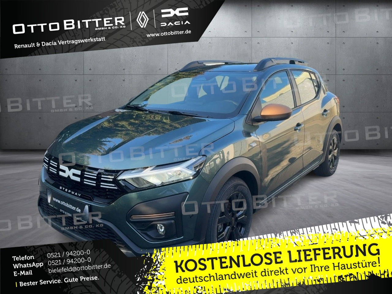 Dacia Sandero Stepway Extreme TCe110 CITY-PAKET/NAVI - Седан: фото 1 Dacia Sandero Stepway Extreme TCe110 CITY-PAKET/NAVI - Седан: фото 1