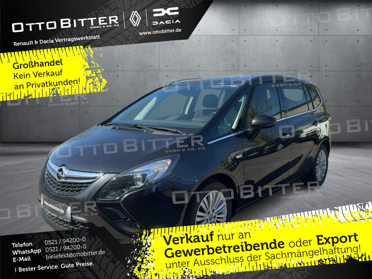 Opel Zafira Tourer C 1.6 Innovation CNG ERDGAS 7SITZE - Пассажирский фургон: фото 1 Opel Zafira Tourer C 1.6 Innovation CNG ERDGAS 7SITZE - Пассажирский фургон: фото 1
