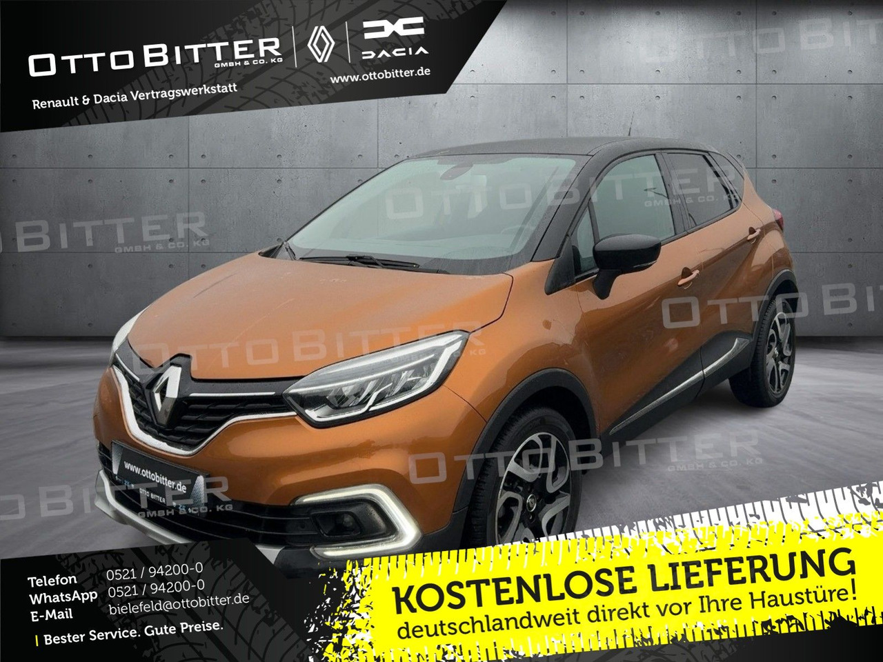 Renault Captur Intens TCe90 ALLWETTERR/KAMERA/SITZH/ALU - Внедорожник: фото 1 Renault Captur Intens TCe90 ALLWETTERR/KAMERA/SITZH/ALU - Внедорожник: фото 1