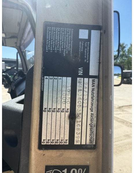 Грузовик-шасси MAN 12.224 (MANUAL GEARBOX / EURO 2 / BELGIAN TRUCK IN GOOD CONDITION !!!): фото 14
