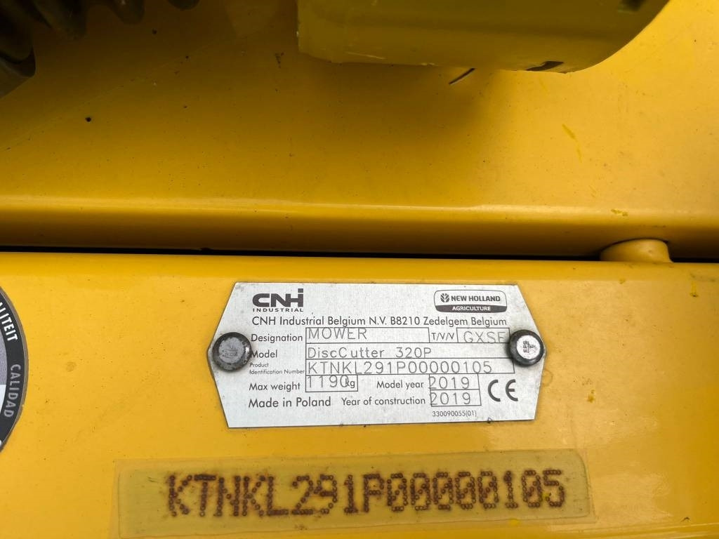 New Holland DISCOCUTTER 320 P - Косилка: фото 5 New Holland DISCOCUTTER 320 P - Косилка: фото 5