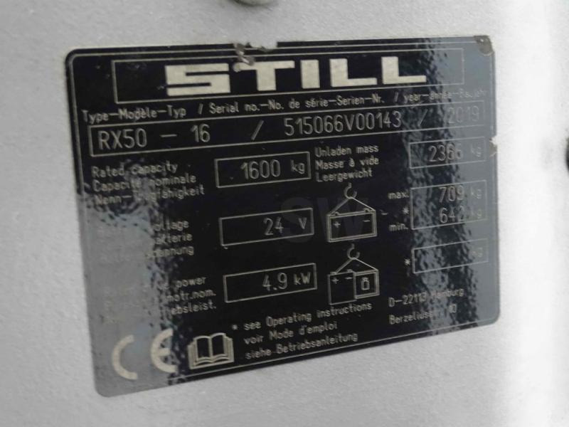 Still RX 50-16 RX50-16 - Электропогрузчик: фото 5 Still RX 50-16 RX50-16 - Электропогрузчик: фото 5