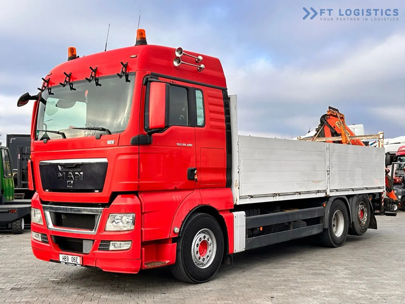 MAN TGX 26.480 Ciężarówka burtowa MAN TGX 26.480 6X2 / PALFINGER PK9002-EH B Crane / 80% Michelin - Автоманипулятор: фото 4 MAN TGX 26.480 Ciężarówka burtowa MAN TGX 26.480 6X2 / PALFINGER PK9002-EH B Crane / 80% Michelin - Автоманипулятор: фото 4
