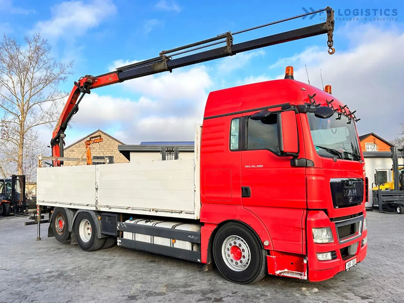 MAN TGX 26.480 Ciężarówka burtowa MAN TGX 26.480 6X2 / PALFINGER PK9002-EH B Crane / 80% Michelin Tire Dodać do ulubionych - Автоманипулятор: фото 5 MAN TGX 26.480 Ciężarówka burtowa MAN TGX 26.480 6X2 / PALFINGER PK9002-EH B Crane / 80% Michelin Tire Dodać do ulubionych - Автоманипулятор: фото 5