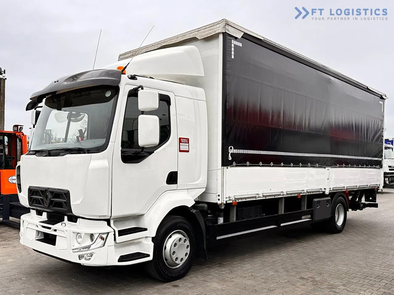 Renault Midlum 250 Renault D 250 / AUTOMATIC / 4X2 / 18 PALLETS / TAIL LIFT / SIDE BOARDS / curtainsider truck - Тентованный грузовик: фото 1 Renault Midlum 250 Renault D 250 / AUTOMATIC / 4X2 / 18 PALLETS / TAIL LIFT / SIDE BOARDS / curtainsider truck - Тентованный грузовик: фото 1