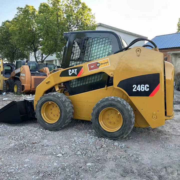 Used Original Caterpillar 246c Skid Steer Loader for Sale - Мини-погрузчик с бортовым поворотом: фото 1 Used Original Caterpillar 246c Skid Steer Loader for Sale - Мини-погрузчик с бортовым поворотом: фото 1