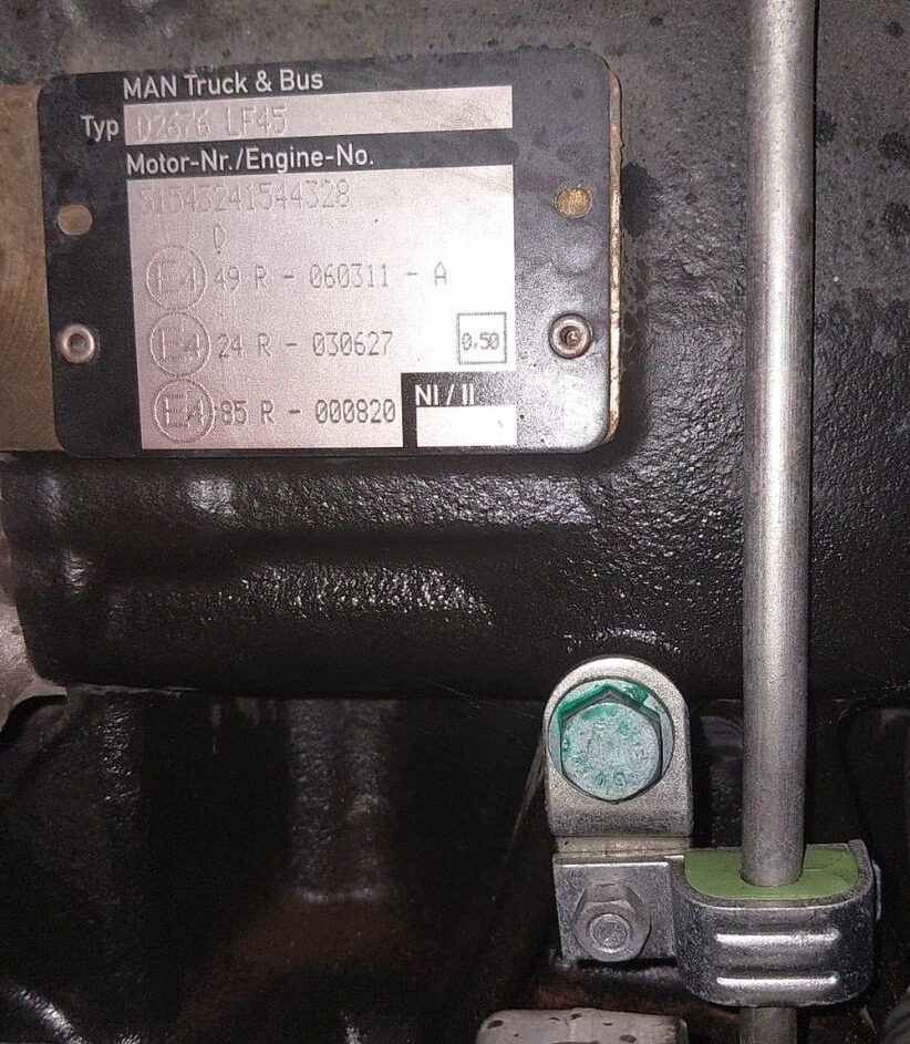MAN D2676 LF45 MAN TGA, TGS, TGX - Двигатель для Грузовиков: фото 3 MAN D2676 LF45 MAN TGA, TGS, TGX - Двигатель для Грузовиков: фото 3
