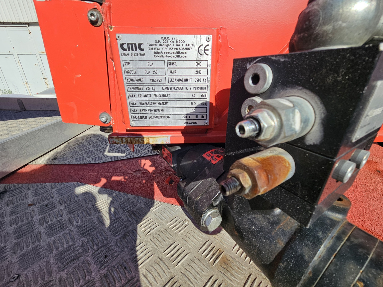 Грузовик с подъемником Nissan Cabstar CMC PLA 250 - 25m TOP nur 420 Stunden!: фото 10