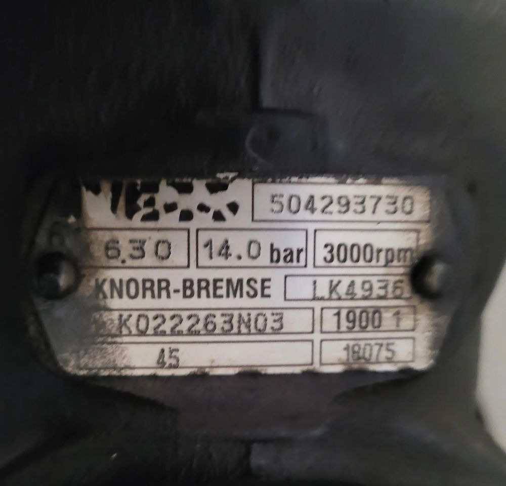KOMPRESOR IVECO ORYGINAŁ 504293730 CHWALIM116 - Пневмокомпрессор для Грузовиков: фото 3 KOMPRESOR IVECO ORYGINAŁ 504293730 CHWALIM116 - Пневмокомпрессор для Грузовиков: фото 3