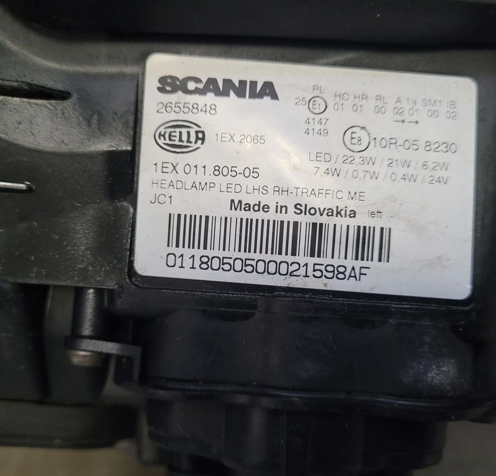 LAMPA LED SCANIA R NGT 2655849 2655848 RH/LH CHWALIM116 - Свет/ Освещение для Грузовиков: фото 4 LAMPA LED SCANIA R NGT 2655849 2655848 RH/LH CHWALIM116 - Свет/ Освещение для Грузовиков: фото 4