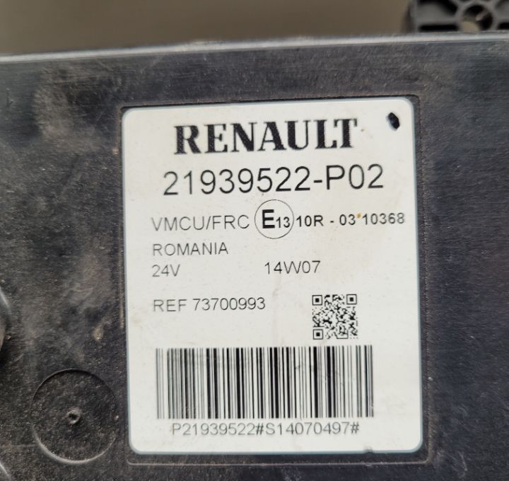 STEROWNIK RENAULT RANGE T 21939522-P02 - Электрическая система: фото 2 STEROWNIK RENAULT RANGE T 21939522-P02 - Электрическая система: фото 2