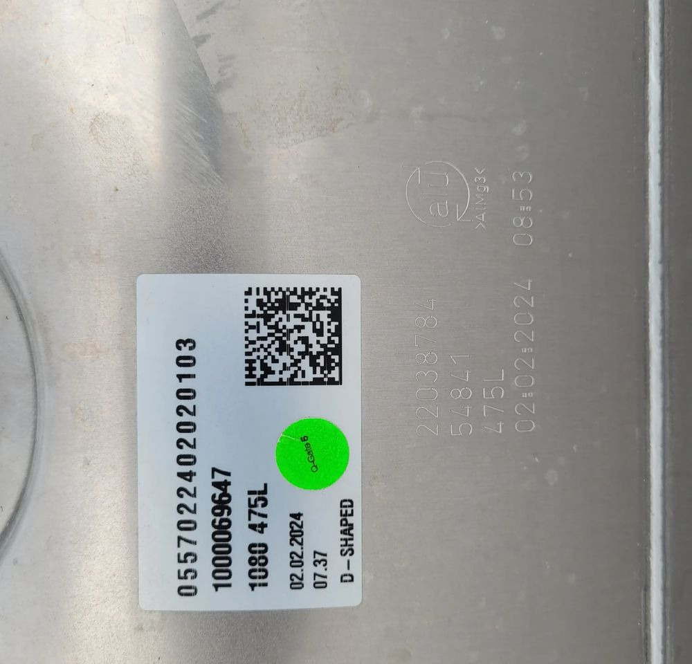 ZBIORNIK PALIWA VOLVO FH4 FH5 GAMA 150X55X68 CM 475L 22038784 CHWALIM116 - Подготовка топлива для Грузовиков: фото 4 ZBIORNIK PALIWA VOLVO FH4 FH5 GAMA 150X55X68 CM 475L 22038784 CHWALIM116 - Подготовка топлива для Грузовиков: фото 4