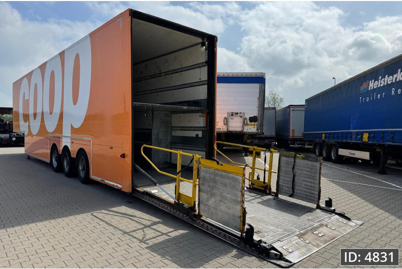 BURGERS Double-Deck / Steering axle / Tail lift / Racing / 5 pieces - Полуприцеп-фургон: фото 3 BURGERS Double-Deck / Steering axle / Tail lift / Racing / 5 pieces - Полуприцеп-фургон: фото 3