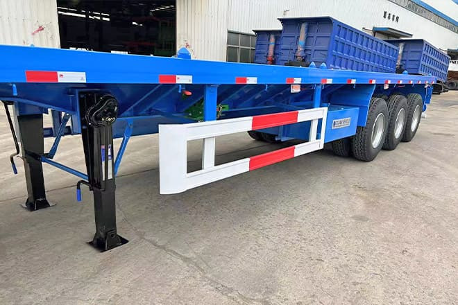 TITAN 3 Axle Flatbed Semi Trailer Manufacturers for Sale in Ghana - Полуприцеп бортовой/ Платформа: фото 2 TITAN 3 Axle Flatbed Semi Trailer Manufacturers for Sale in Ghana - Полуприцеп бортовой/ Платформа: фото 2