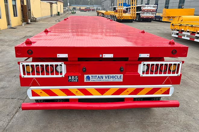 TITAN 3 Axle Flatbed Trailer for Sale in Senegal - Полуприцеп бортовой/ Платформа: фото 5 TITAN 3 Axle Flatbed Trailer for Sale in Senegal - Полуприцеп бортовой/ Платформа: фото 5