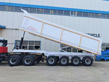 TITAN 4 Axle Container Hydraulic Dump Trailer for Sale in Zambia - Самосвальный полуприцеп: фото 2 TITAN 4 Axle Container Hydraulic Dump Trailer for Sale in Zambia - Самосвальный полуприцеп: фото 2