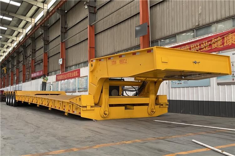 TITAN 4 Line 8 Axle Removable Gooseneck (RGN) Low Bed Trailer - Низкорамный полуприцеп: фото 1 TITAN 4 Line 8 Axle Removable Gooseneck (RGN) Low Bed Trailer - Низкорамный полуприцеп: фото 1