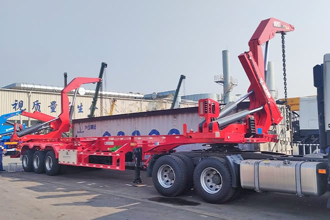 XCMG 20 40Ft Container Side Loader for Sale in Tanzania - Полуприцеп-контейнеровоз/ Сменный кузов: фото 1 XCMG 20 40Ft Container Side Loader for Sale in Tanzania - Полуприцеп-контейнеровоз/ Сменный кузов: фото 1