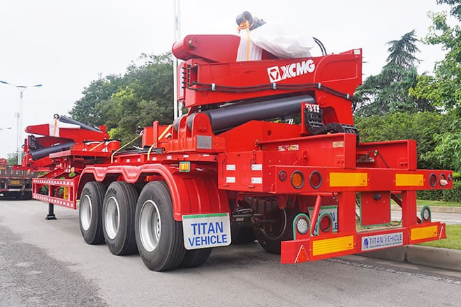 XCMG 2025 New Container Side Loader Trailer for Sale in Tanzania - Полуприцеп-контейнеровоз/ Сменный кузов: фото 3 XCMG 2025 New Container Side Loader Trailer for Sale in Tanzania - Полуприцеп-контейнеровоз/ Сменный кузов: фото 3