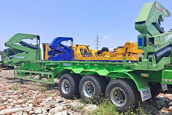 XCMG China 37Ton Side Lifter for Sale in Togo - Полуприцеп-контейнеровоз/ Сменный кузов: фото 2 XCMG China 37Ton Side Lifter for Sale in Togo - Полуприцеп-контейнеровоз/ Сменный кузов: фото 2