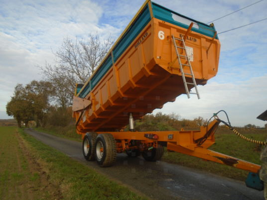 Rolland TURBO 160 - Самосвальный прицеп: фото 1 Rolland TURBO 160 - Самосвальный прицеп: фото 1