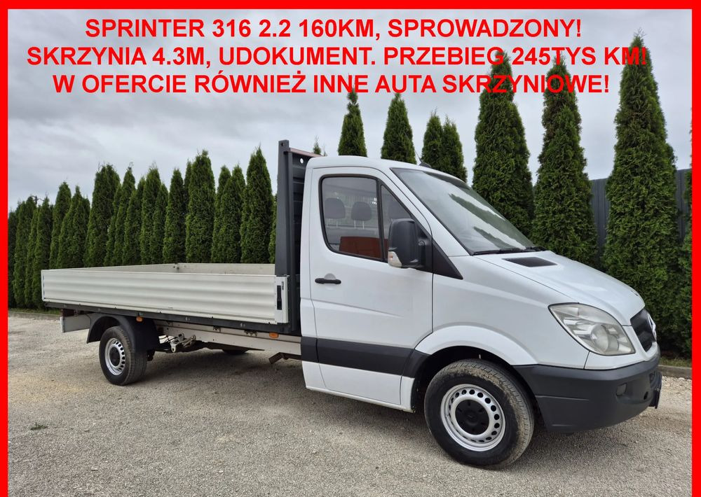 Mercedes-Benz 316CDI 2.2 160KM - Малотоннажный бортовой грузовик: фото 1 Mercedes-Benz 316CDI 2.2 160KM - Малотоннажный бортовой грузовик: фото 1