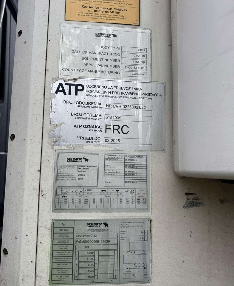 Schmitz Standart 7 cm multitemp - Полуприцеп-рефрижератор: фото 4 Schmitz Standart 7 cm multitemp - Полуприцеп-рефрижератор: фото 4