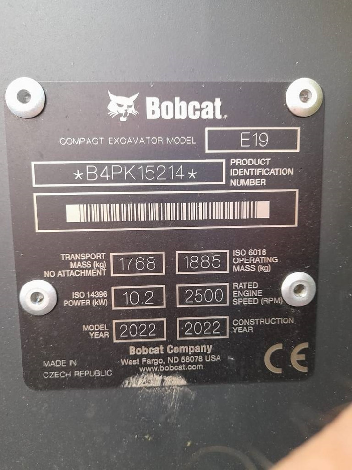 Мини-экскаватор Bobcat E 19: фото 12 Мини-экскаватор Bobcat E 19: фото 12