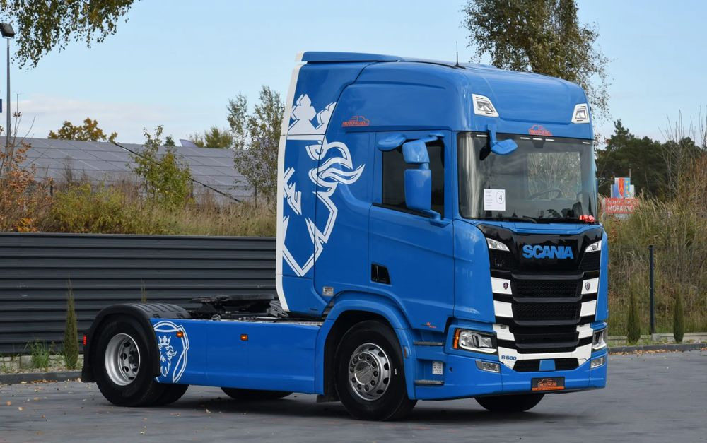 Scania Scania R500 / FULL ADR FL/AT / FULL AIRMATIC / HYDRAULIKA / RETARDER / KLIMATYZACJA POSTOJOWA / ACC / KLIMA / FULL LEDY / FULL SPOILERY / NOWE OPONY / FULL OPCJA / WERSJA PREMIUM / SERWISOWANA - Тягач: фото 3 Scania Scania R500 / FULL ADR FL/AT / FULL AIRMATIC / HYDRAULIKA / RETARDER / KLIMATYZACJA POSTOJOWA / ACC / KLIMA / FULL LEDY / FULL SPOILERY / NOWE OPONY / FULL OPCJA / WERSJA PREMIUM / SERWISOWANA - Тягач: фото 3