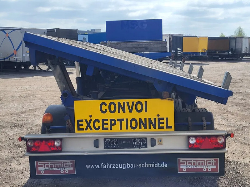 Schmidt SPT/65/Z/2,6 Schraglader Lift + Lenkachse 2008 - Полуприцеп-контейнеровоз/ Сменный кузов: фото 3 Schmidt SPT/65/Z/2,6 Schraglader Lift + Lenkachse 2008 - Полуприцеп-контейнеровоз/ Сменный кузов: фото 3