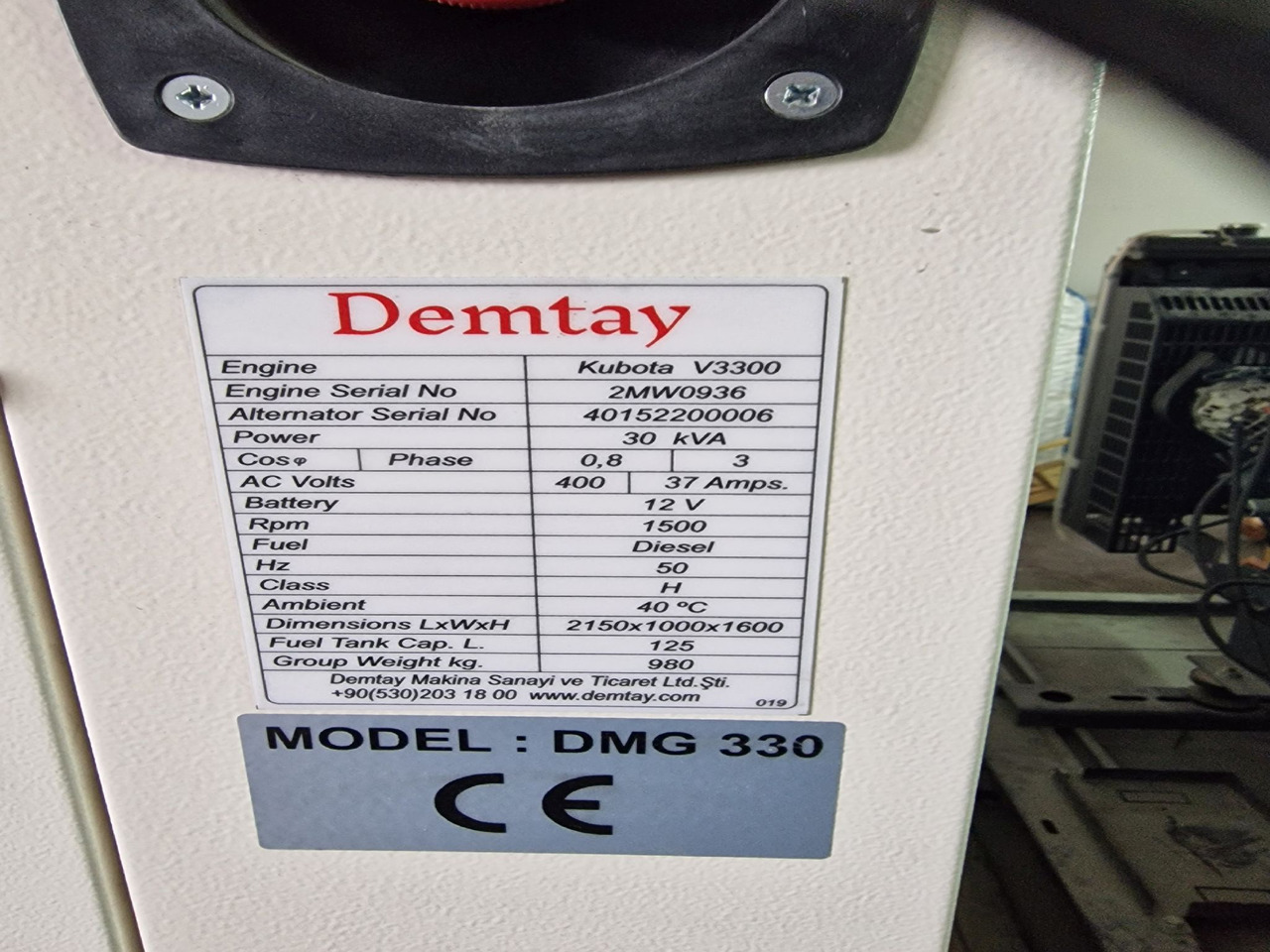 Kubota V3300 DMG 330 - Оборудование для гаражей/ Мастерских: фото 2 Kubota V3300 DMG 330 - Оборудование для гаражей/ Мастерских: фото 2